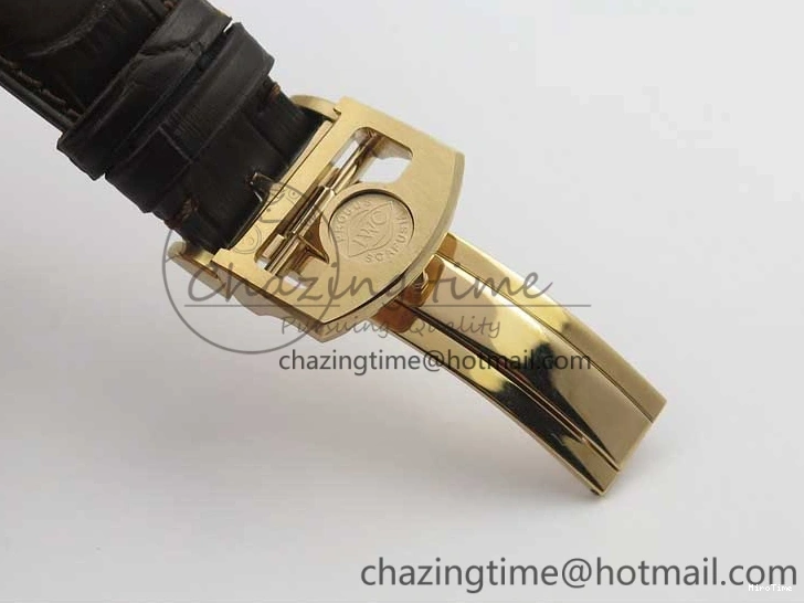 MIROTIME 0108 Portugieser Chrono  42 IW390406 RG ZF 1:1 Best Edition Blue Dial on Brown Leather Strap A Durable 7129